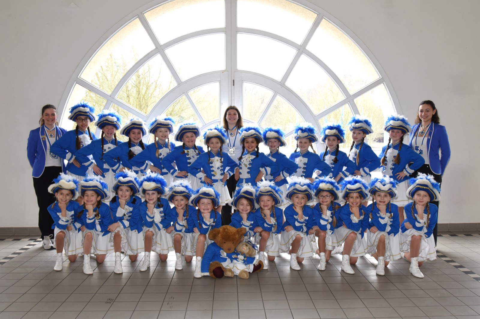 Gruppenbild der Kindertanzgarde