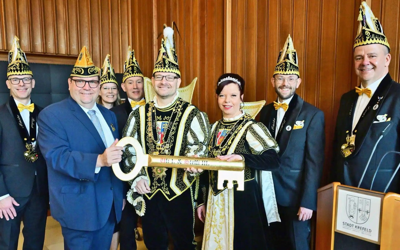 Krefelder Prinzenpaar 2026: Uli I. (Küsters) und Steffi III. (Ridder)